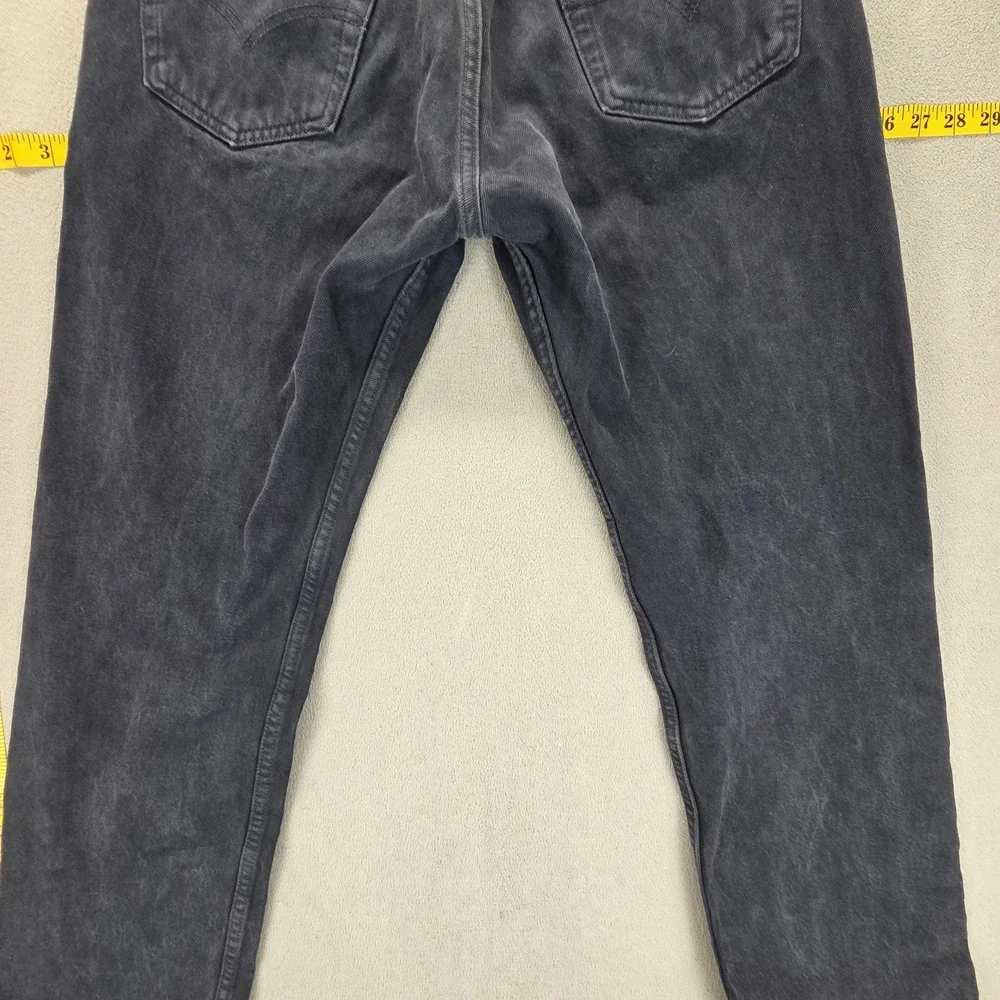 Vintage Levis 501 Jeans Mens Blue Dark Straight Button Fly USA‎ 90s Fits 30x28